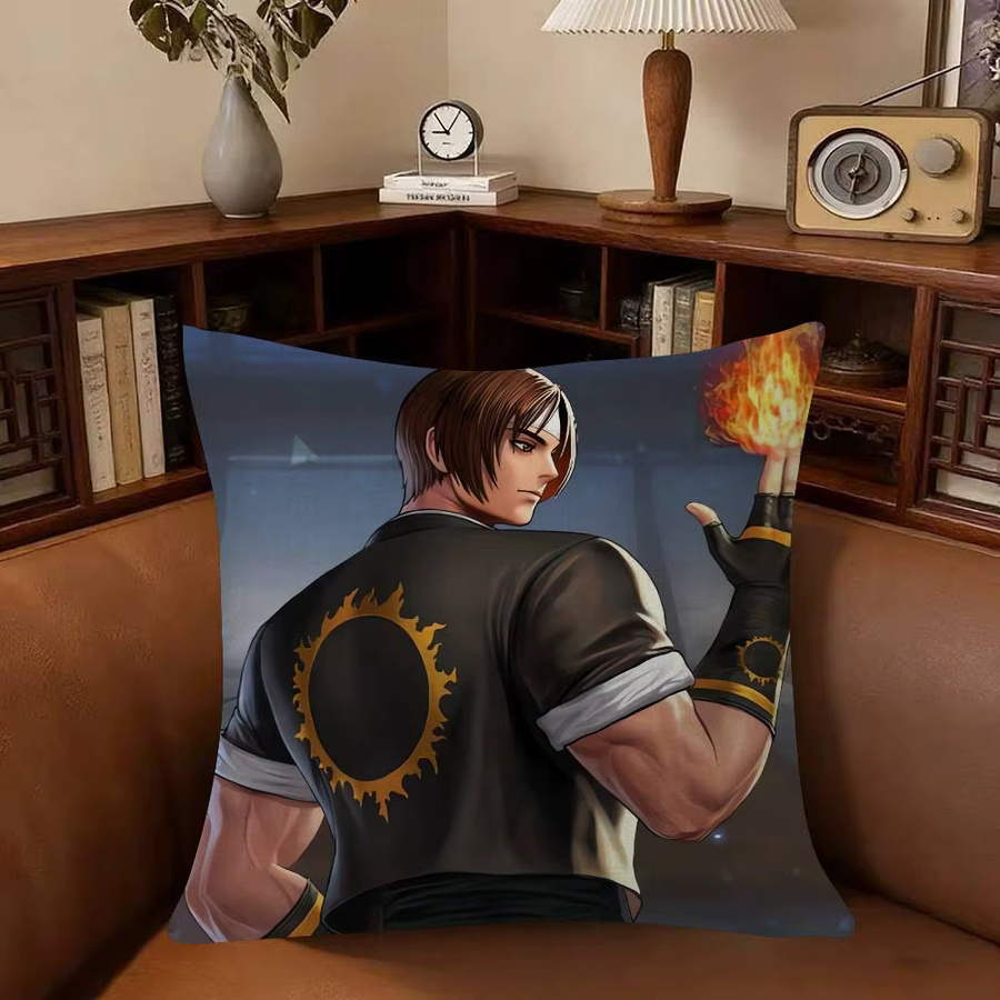 The King Of Fighters Kissenbezug mit Grafikdesign, quadratisch, B/B: 30 x 30 cm, mehrfarbig - Bild 5