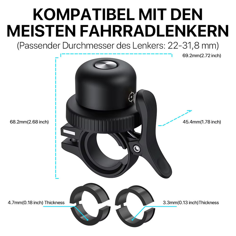Mili Air Tracker mit Fahrradklingel, Bluetooth Item Finder kompatibel mit Google Find My App für Android - Bild 5