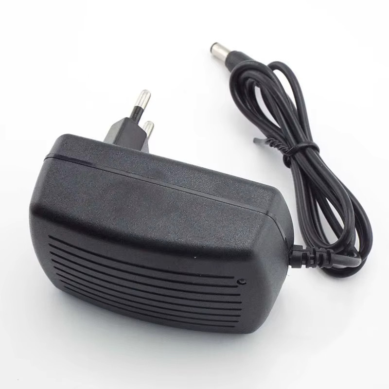 Netzteil Adapter Transformator Wand Ladegerät für LED-Streifenlicht, AC 110V 240V zu DC 5V 9V 12V 24V, Farbe: Schwarz - Bild 4