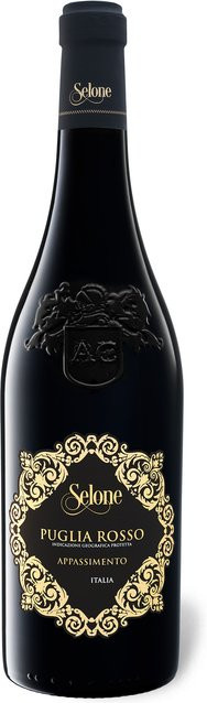 Selone Rosso Puglia IGP halbtrocken Rotwein 2024 0,75 l - Bild 1