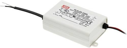 Mean Well MW PLD-25-1400 LED-Treiber Konstantstrom 25W 1.4A 12 - 18 V/DC weiß - Bild 1