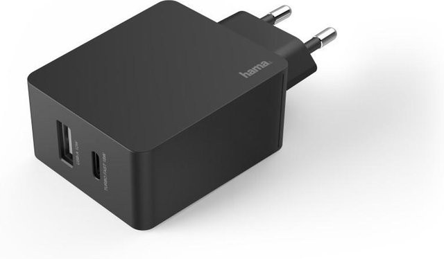 Hama Schnellladegerät mit 1x USB-C und 1x USB-A, PD, 30 W - Bild 1