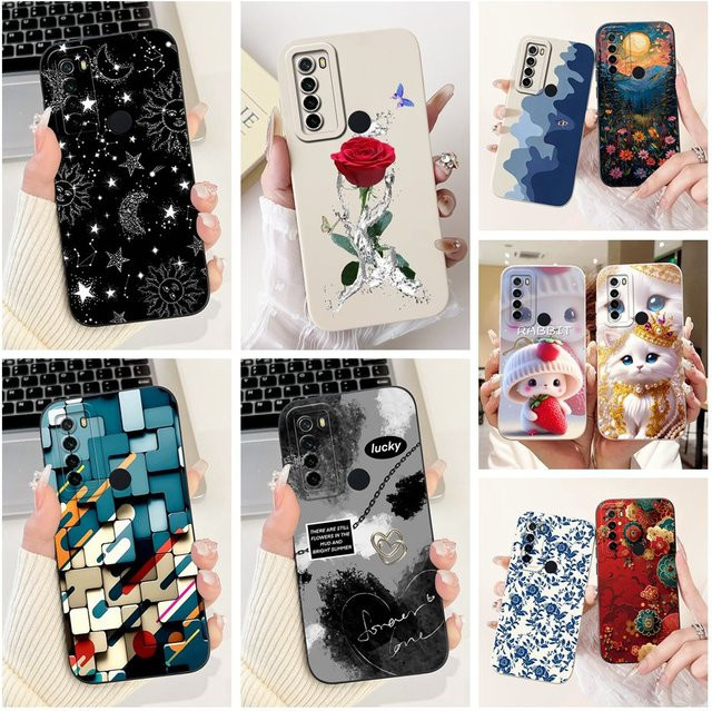 Stoßfeste Handyhülle im Candy-Gemalt-Design für Xiaomi Redmi Note 8, Note 8T, Note 8 Pro und Note 8, Multicolor - Bild 1