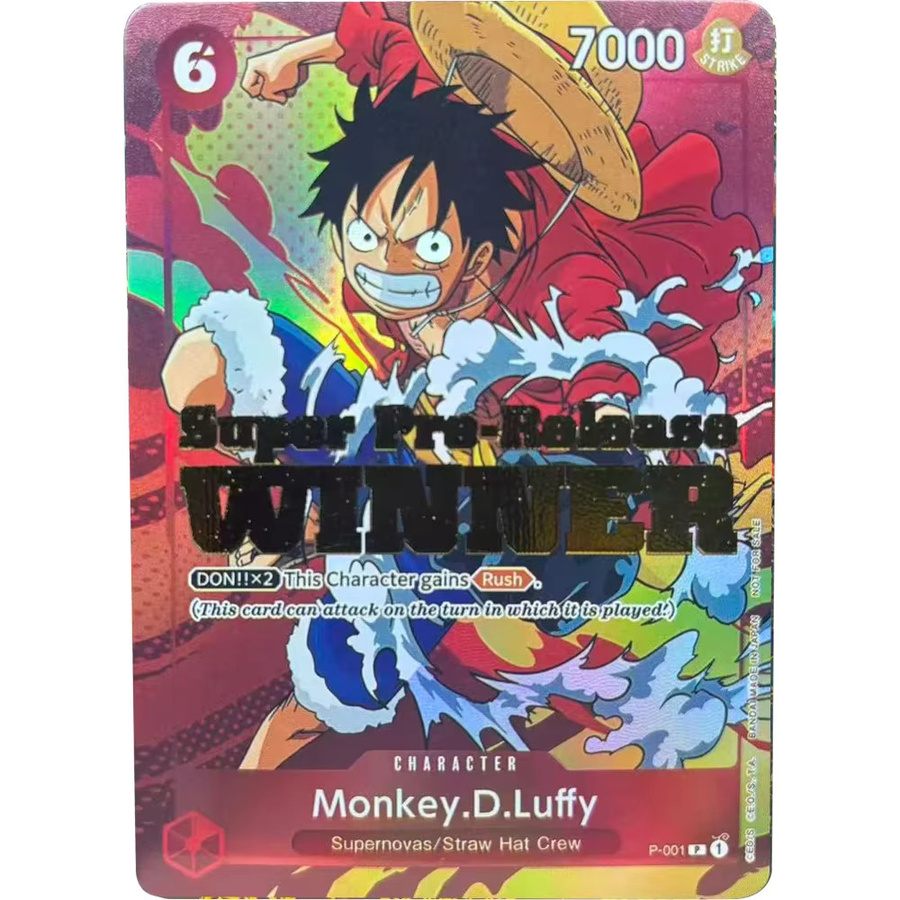 Bandai One Piece DIY Collection Cards Championship Event Card Monkey D. Ruffy, Anime-Karten - Bild 3