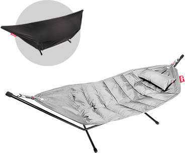 Fatboy Headdemock Deluxe Hängematte mit Gestell, Kissen und Regenschutz in Grün