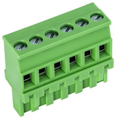PTR Hartmann Leiterplattensteckverbinder Polzahl 12, Rastermaß 5mm, grün, 51100120021D - Bild 1