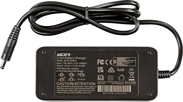 Zündapp Ladegerät STC-8101LC für Lithium-Ionen-Akkus in Schwarz inklusive Netzkabel - Bild 2