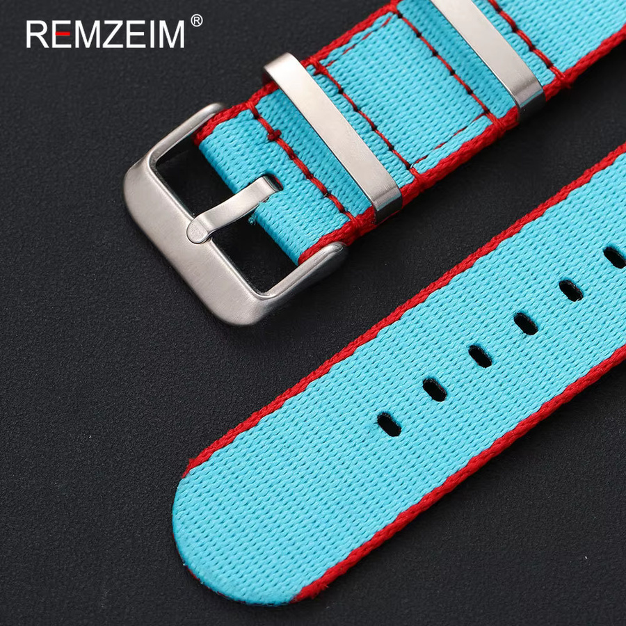 REMZEIM Uhrenarmband Nylon, Unisex, 20 mm, 22 mm - Bild 2