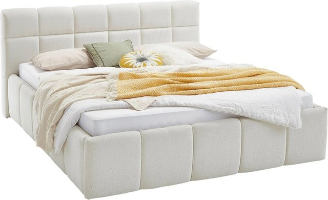 Based Polsterbett Ascona in Creme/Beige mit Maßen B: 180 cm, T: 200 cm, H: 240 cm - Bild 1