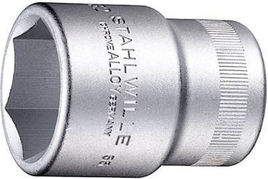 Stahlwille Steckschlüsseleinsatz 3/4 Zoll 6-kant SW 22mm Länge 51mm Silber - Bild 1