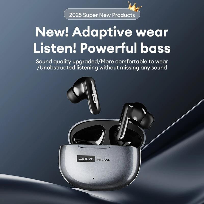 Lenovo LE202 Kabellose Bluetooth 6.0 In-Ear Kopfhörer mit AI-Geräuschunterdrückung und langer Akkulaufzeit in Weiß - Bild 5