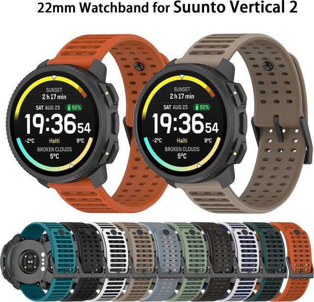 RWBANDS Uhrenarmband Silikon, 22 mm, Unisex - Bild 1