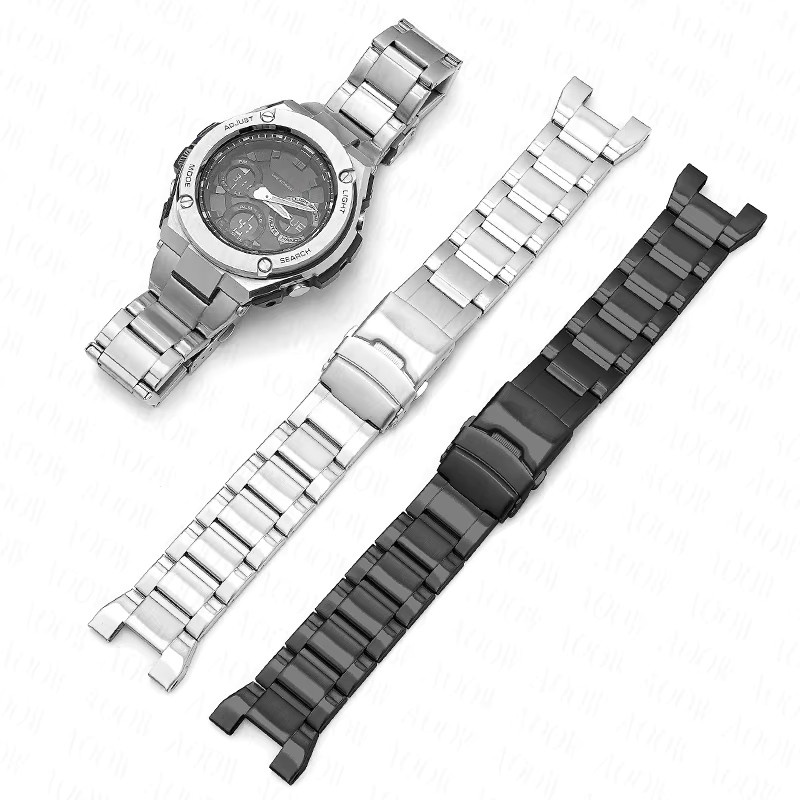 Casio Uhrenarmband Edelstahl, Silber, Herren - Bild 2