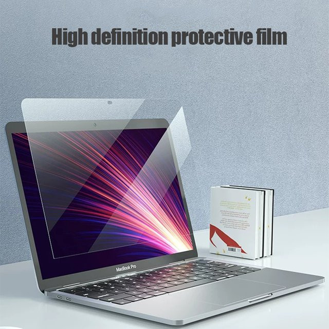 Displayschutzfolie Soft Film für Apple MacBook Air und Pro, Transparent - Bild 1