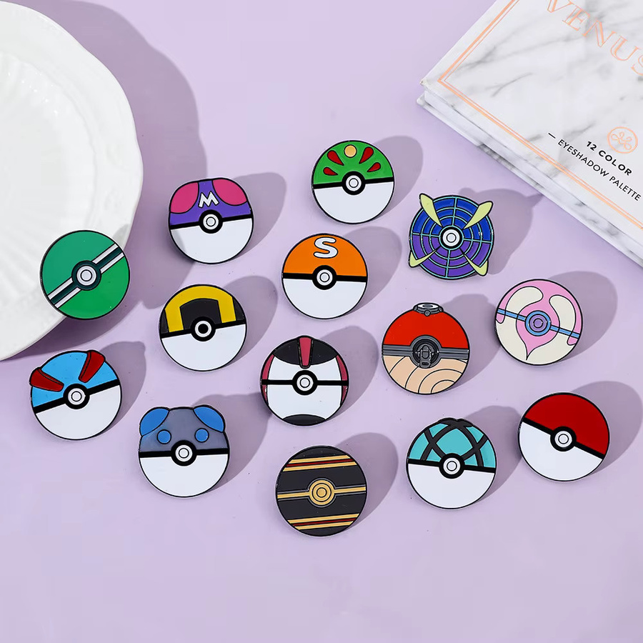 Bandai Anime Ball Cartoon Emaille-Pins, Metall-Brosche, Abzeichen - Bild 3