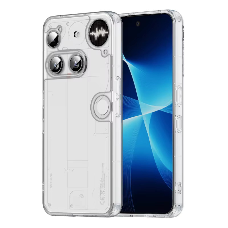 Transparente Schutzhülle für Nothing Phone (3), ultradünne Hartschale aus PC mit Anti-Fingerabdruck-Beschichtung - Bild 5