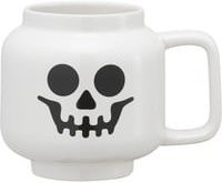 LEGO Keramiktasse Weißes Skelett in Weiß und Schwarz - Bild 1