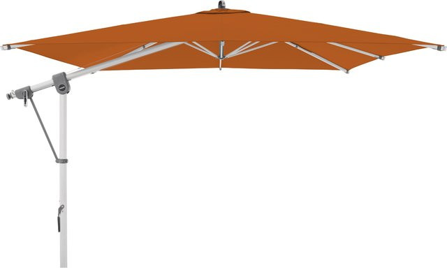 Doppler Ampelschirm Expert in Terracotta mit Aluminiumgestell und Polyesterbespannung, B/T: 300 x 300 cm - Bild 1