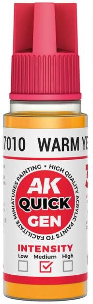 AK Interactive Warm Yellow, Gelb, 18 ml - Bild 1