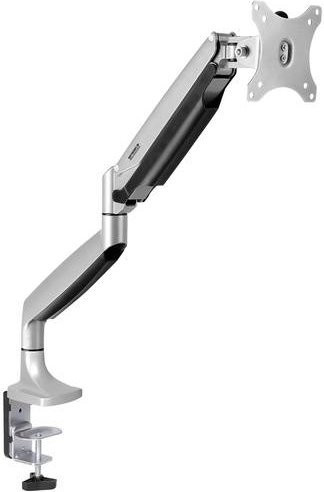 SpeaKa Professional SP-MM-920 Monitorhalterung für 1 Display, 33,0 cm bis 81,3 cm, Silber, schwenkbar und neigbar - Bild 1