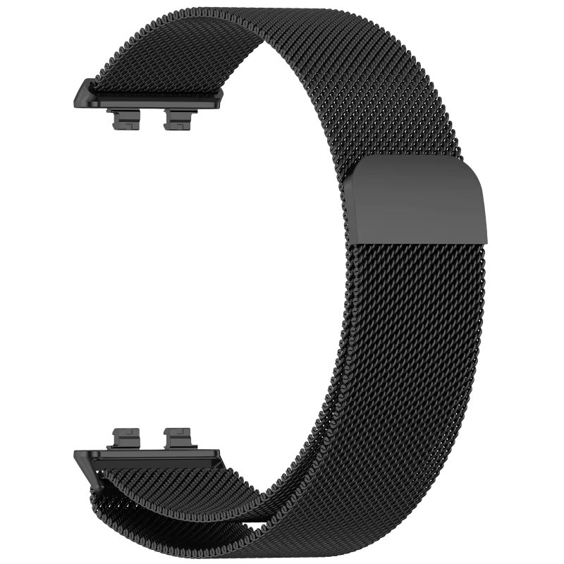 Jansin Uhrenarmband Milanaise, Schwarz, Unisex, Huawei Band - Bild 1