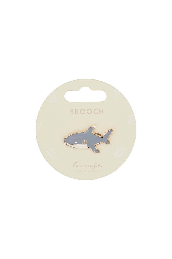 Leevje Brosche Shark, Unisex - Bild 1