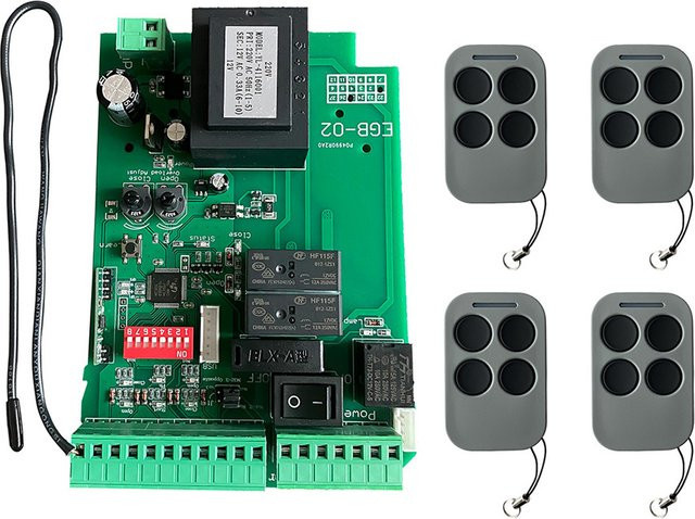 KUANGZIPENG Universal Sensitive Schiebetoröffner Platine für AC220V / AC230V Schiebetormotoren - Bild 1
