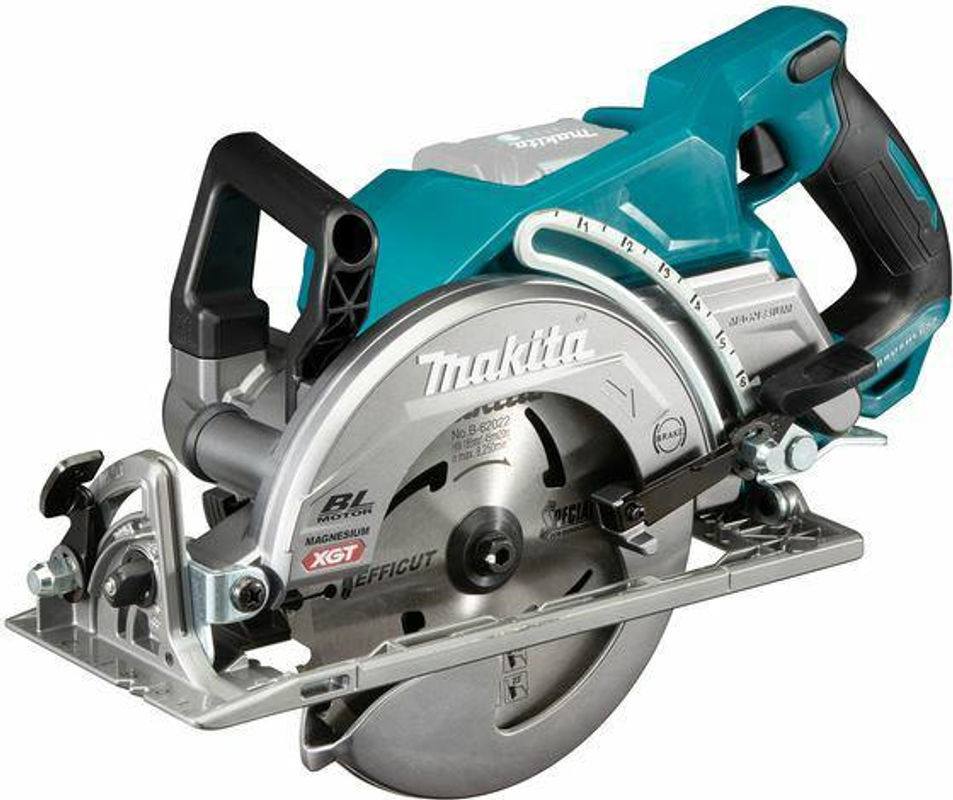 Makita Akku-Handkreissäge RS001GZ XGT 40V in Blau/Schwarz mit einer maximalen Schnitttiefe von 65 mm (ohne Akku) - Bild 2