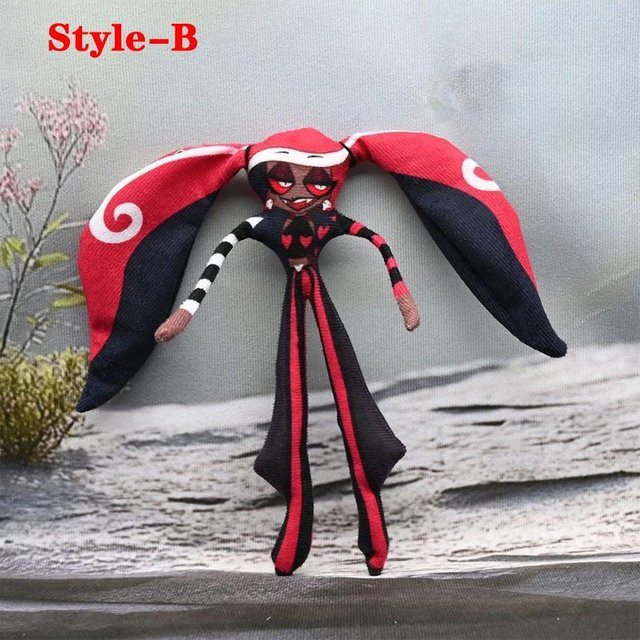 Yiran toy Hazbin Hotel Vox Alastor Niffty Plüschtier, Puppe, 28cm, ab 14 Jahren - Bild 1