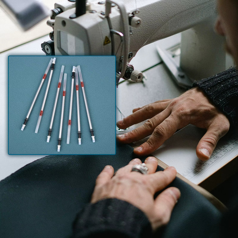 Mercury Marker nachfüllbare Textilstifte zum Abwischen für Leder, Stoff und Textilien für DIY-Handwerksprojekte - Bild 2