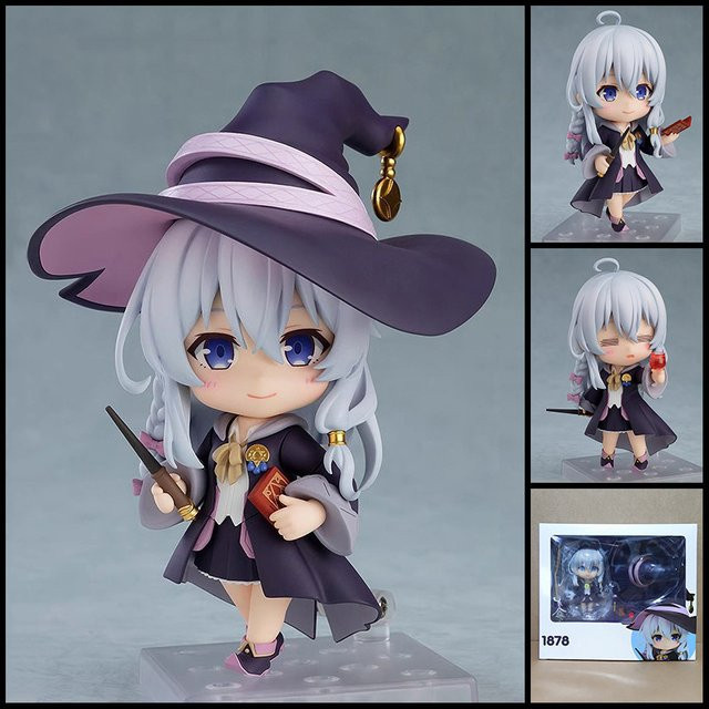 Bandai Wandering Witch The Journey Of Elaina, Elaina Face Swapable Q Version Anime-Figur, Einzelfigur - Bild 1