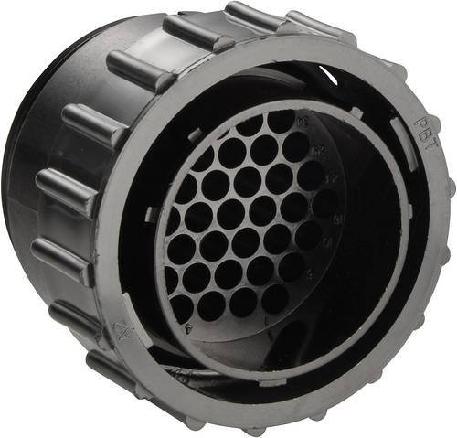 TE Connectivity 182651-1 CPC Rundstecker Stecker Schwarz - Bild 1