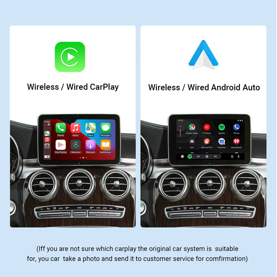 ACODO Wireless CarPlay und Android Auto Modul für Mercedes Benz X Klasse 2015-2018 und Sprinter NTG5.0 Becker in Schwarz - Bild 3