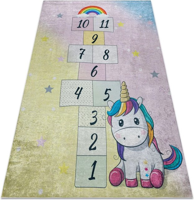 RugsX Teppich Bambino VG20937 Kinderzimmer Rosa Mehrfarbig B: 290 cm, T: 200 cm - Bild 1