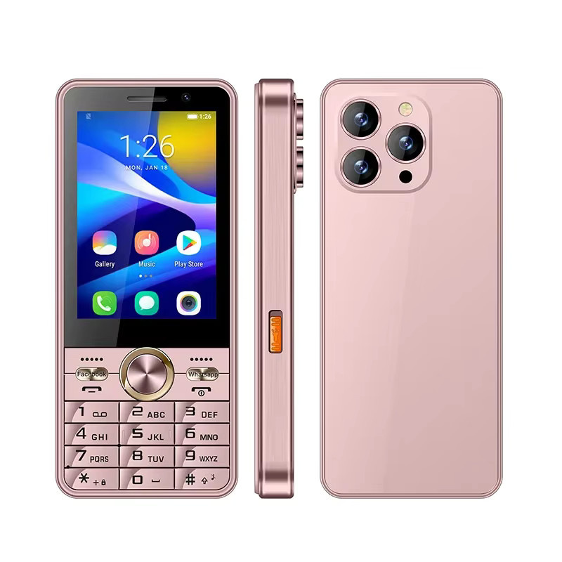 UNIWA HOPE XS17 4G Smartphone mit Tastatur, Android 8.1, 3,5 Zoll Touchscreen, 2GB RAM, 16GB Speicher, Gold - Bild 2