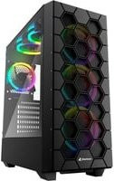 Sharkoon RGB HEX Tower-Gehäuse in Schwarz mit USB-C und Micro-ATX Unterstützung - Bild 1