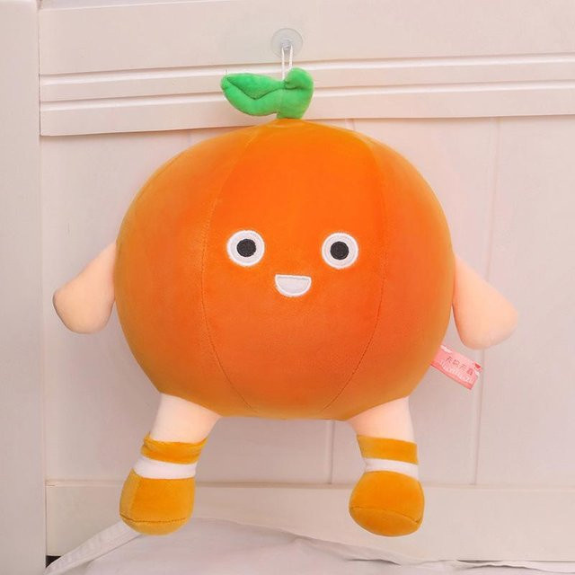 Ruyi Herz Orange Plüschtier, 40cm - Bild 1