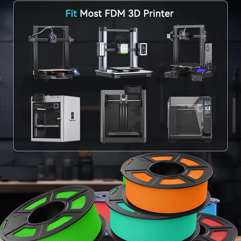 JAYO PETG Filament Set für 3D-Druck, Matt, Mehrfarbig, 10 Rollen, 1,75 mm - Bild 2