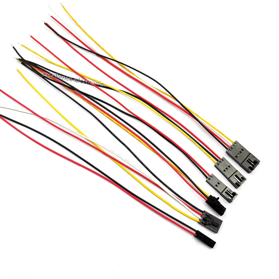 5 Paar MX2.54 DuPont-Gehäuse mit Schloss, männlich-weiblich, 2,54 mm, für 24 AWG elektronische Leitungen, 2P bis 6P - Bild 2