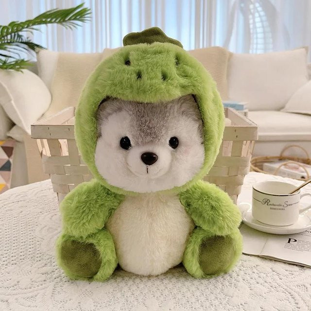 Kidsly Plüsch Spielzeug, Rosa Schwein Koala Dinosaurier Fuchs Husky, 20cm, ab 14 Jahren - Bild 1