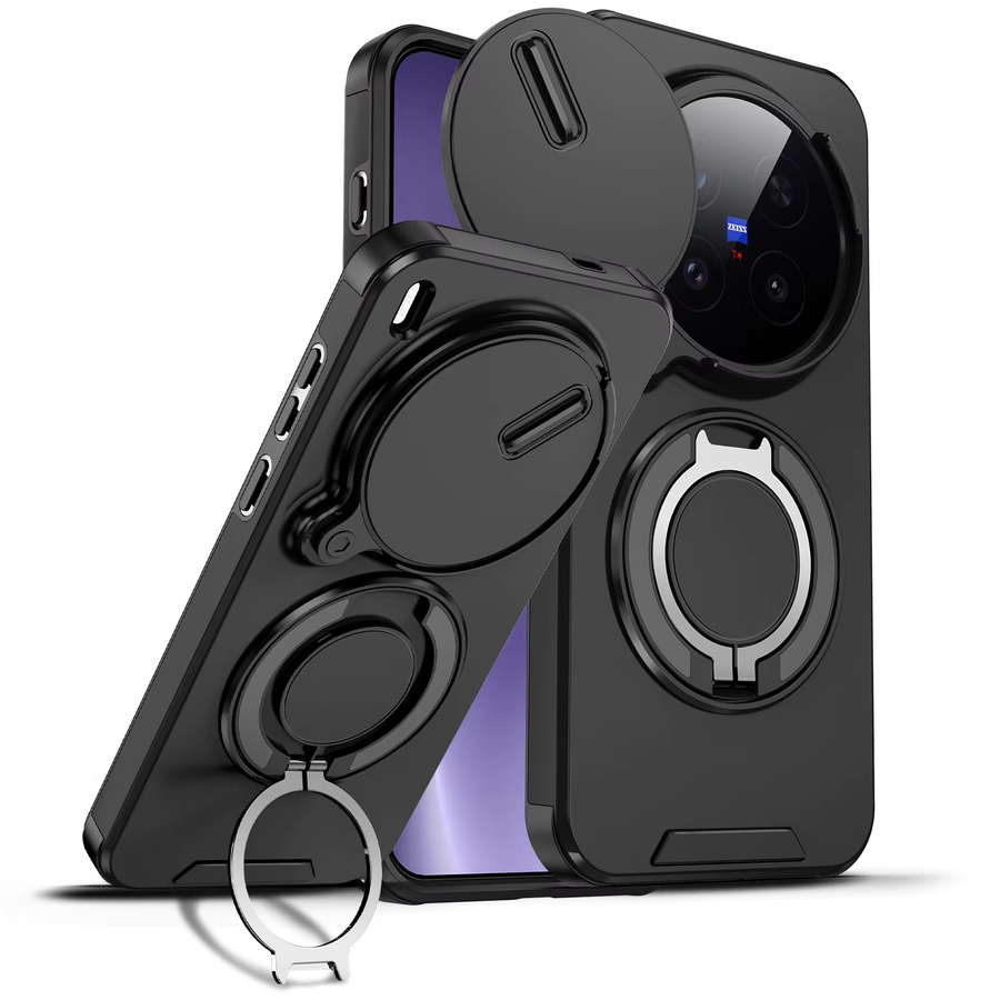 Magnetring-Panzerhülle mit Kameraschutz und MagSafe kabelloser Ladefunktion für Vivo X300 Ultra, Vivo X300 und Vivo X300 Pro - Bild 1