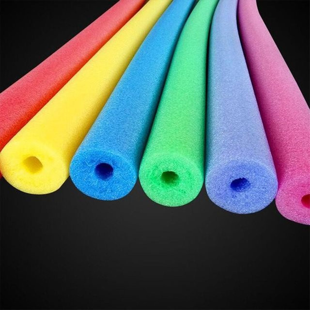 2er-Set Neoglint Poolnudeln aus Schaumstoff in Blau und Multicolour, Länge: 150 cm - Bild 1