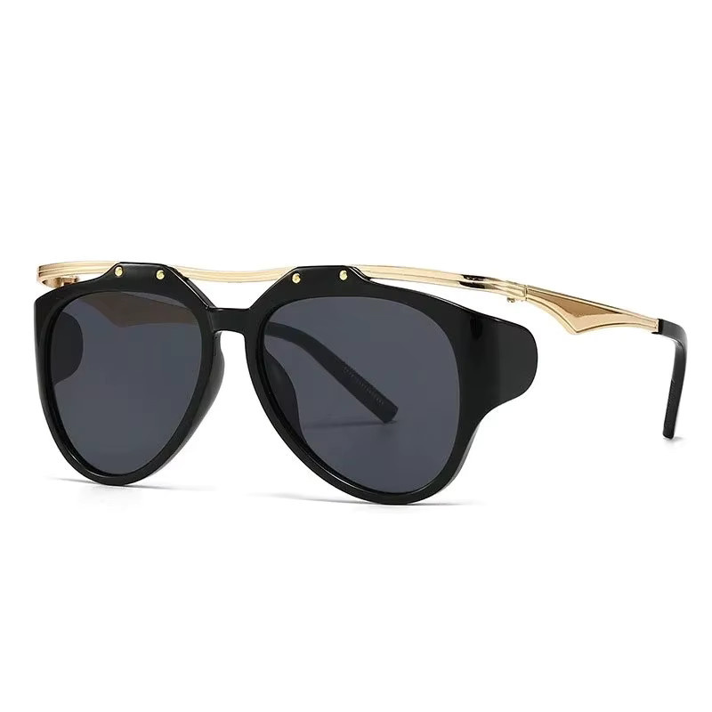 CCspace Sonnenbrille, oval, Vollrand, schwarz, Damen - Bild 6