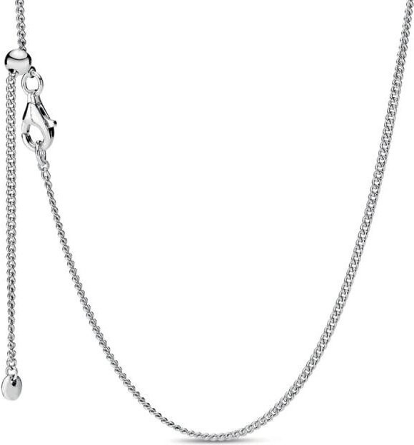 Halskette 925 Silber, Roségold, Perle, Damen, 50 cm - Bild 1
