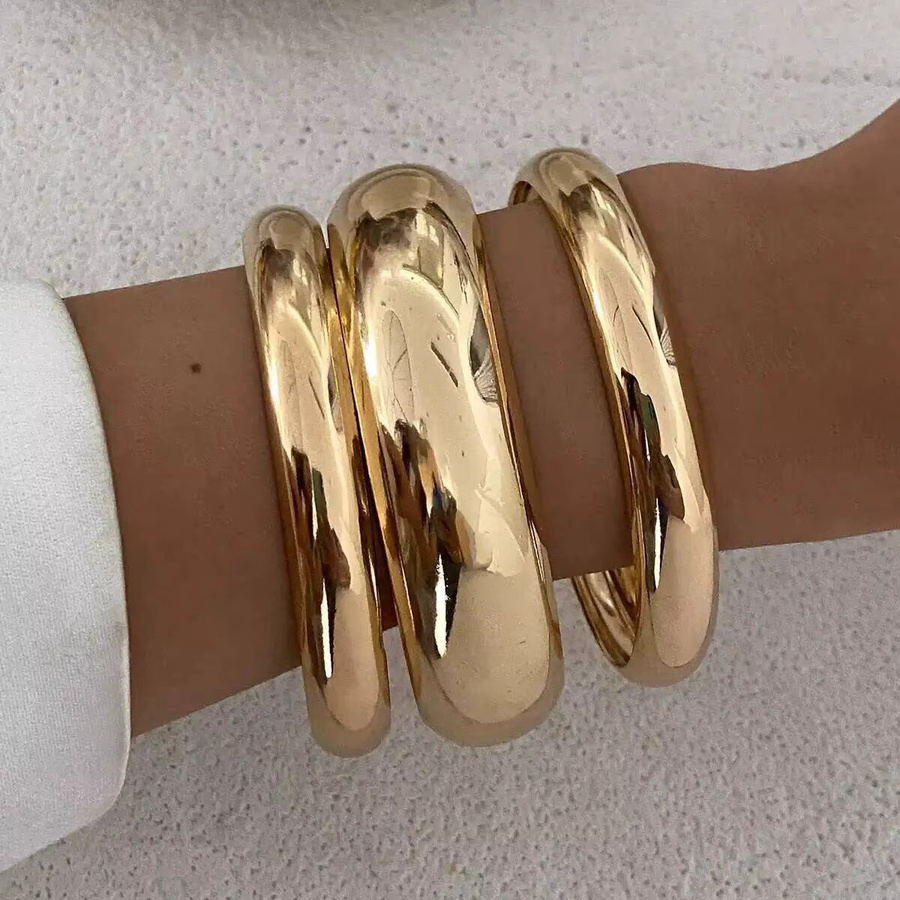 Lacteo Armbänder, Gold, Damen, Retro Punk - Bild 3