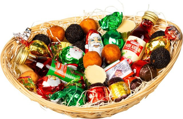 Beschwipster Naschkorb Pralinen Kirsche 260 g - Bild 1