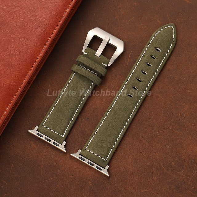 luffyte Uhrenarmband Leder, Herren - Bild 1