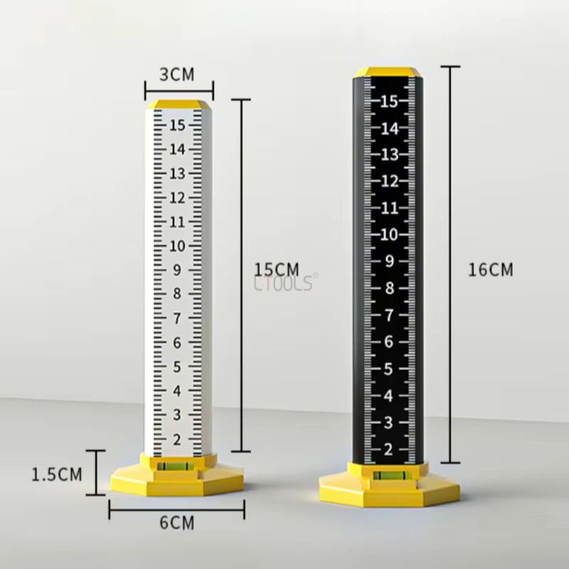 LTOOLS Nivellierungswerkzeug aus Stahl für Deckennivellierung und Bodenfliesen, Silber/Weiß, B/T/H: 15,0 x 6,0 x 0 cm - Bild 5