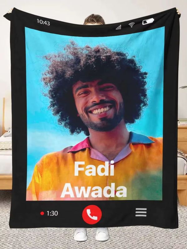 Personalisierte Decke mit individuellem Foto-Upload im Video-Anruf-Design für Sofa, Bett oder Outdoor-Reisen - Bild 6