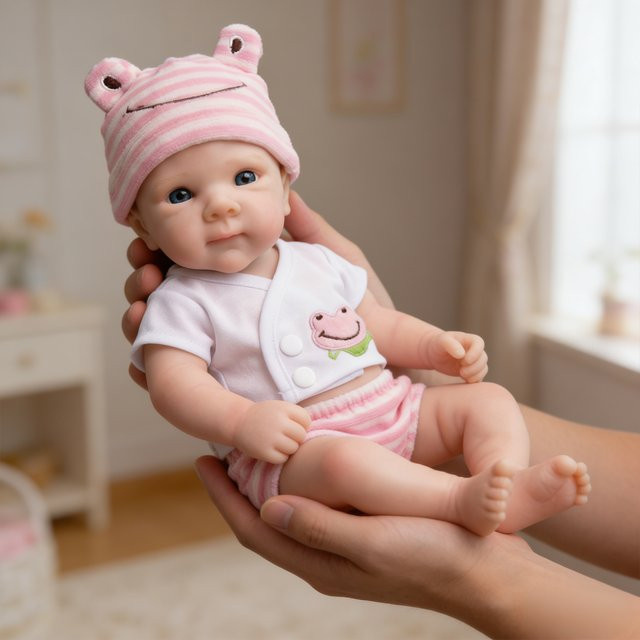 Awake Bettie Platinum, Silikon-Babypuppe, 30cm, ab 14 Jahre - Bild 1
